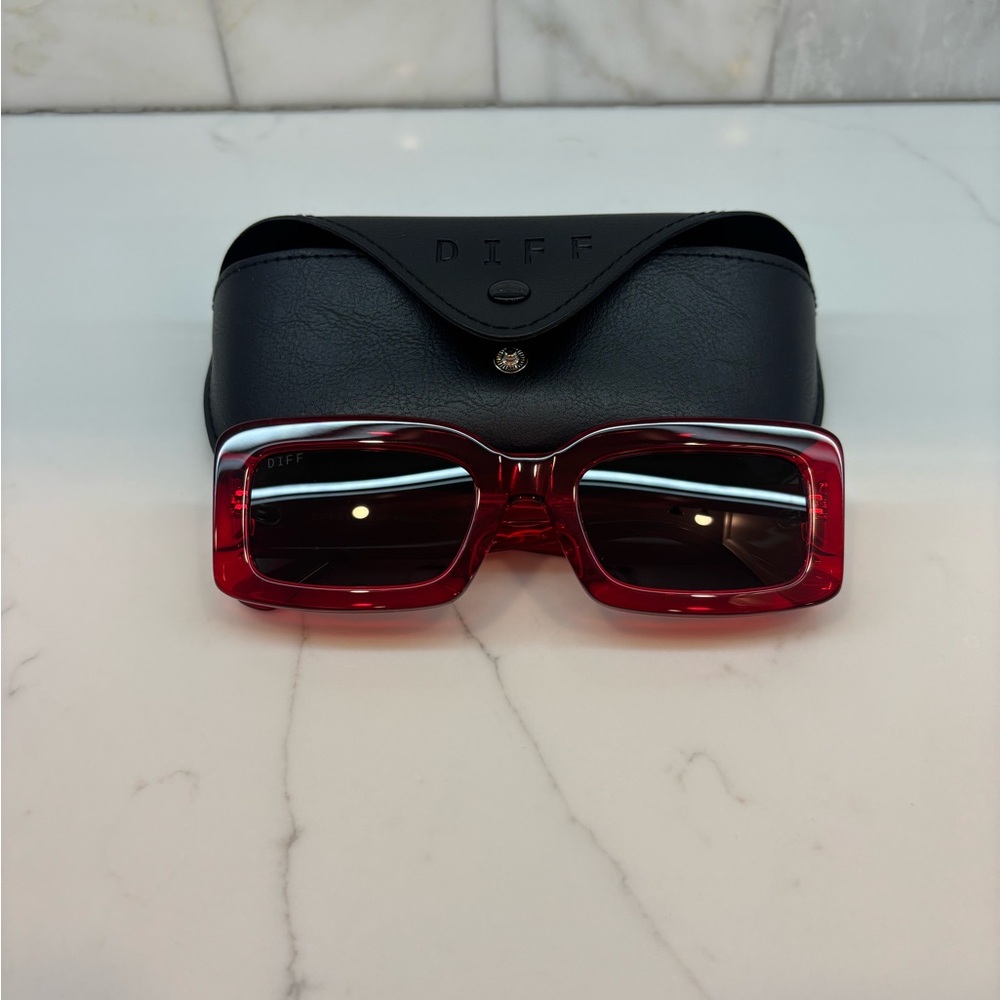 Diff Eyewear Red Glasses
